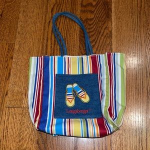 Longaberger flip flop bag